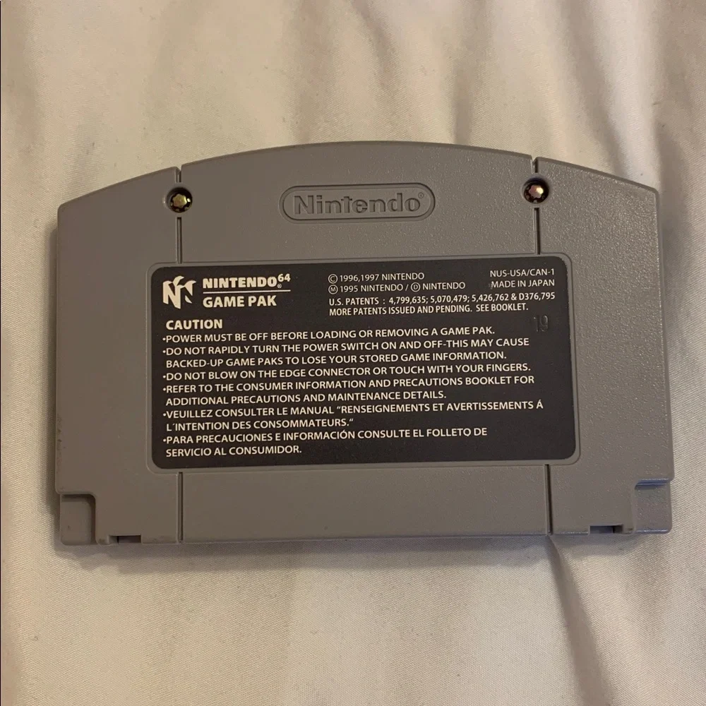 Nintendo 64 Vintage Cyber Tiger Woods Golf N64 Video Game
